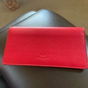 Coach Checkbook Cover